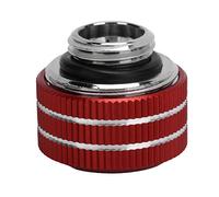 SUNGOOYUE Adaptateur de Refroidissement par Eau PC, Connecteur de Tube Rigide de 14 Mm, Construction en Laiton, Conception étanche avec Double Bague d'étanchéité, Hauteur 22 Mm, Largeur 0,9 Pouces