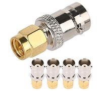 SUNGOOYUE Adaptateur SMA-BNC 5 PC pour les Applications RF, les Antennes, le Câble Coaxial, les Appareils LAN sans Fil