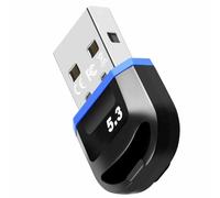 SUNGOOYUE Adaptateur USB Bluetooth, Récepteur émetteur de Données Rapide Dongle Bluetooth 5.3 avec Plug and Play pour Ordinateur PC 11 10 8.1
