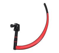 SUNGOOYUE Aide à L'entraînement au Swing de Golf, Entraîneur à Poignée en Caoutchouc Réglable avec Guidage Visuel Bicolore pour la Pratique et L'entraînement du Golf (Black)