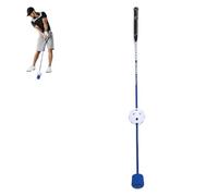 SUNGOOYUE Aide à L'entraînement Swing, Traineur de Golf en Frappant avec des Commentaires Solides et Une Tige en Fibre de Verre pour Réchauffer Le Tempo de Force de Pratique Intérieure