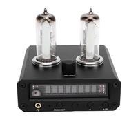 SUNGOOYUE Amplificateur de Casque de Préampli à Tube P2 FM, écran VFD Conception de Tube 6E2 avec Affichage du Niveau Audio synchronisé, pour Haut-parleurs Passifs Home Studio et Audiophiles (Prise