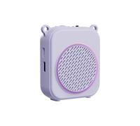 SUNGOOYUE Amplificateur Vocal, Système de Sonorisation Rechargeable Portable, Microphone, Lecture MP3 sans Fil avec Haut-Parleur de Puissance de Crête de 10 W pour Guide Touristique des (Purple)