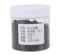 SUNGOOYUE Badminton Grommets Racket, Protecteurs Badminton Racquet Eyelets 1500pcs Nylon 12 Single Tole 2.1x6,8 Mm avec Support à Haute Tension 26-28lbs pour la Réparation de la Raquette