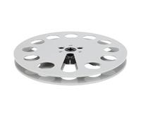 SUNGOOYUE Bobine de Ruban Vide de 1/4 de 7 Pouces, Remplacement de Moyeu NAB en Matériau ABS avec Conception de Trou de Vent à 12 Trous, pour Magnétophone à Bobine Ouverte Studer (GRAY)