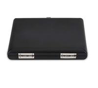 SUNGOOYUE Boîte de Rangement à Roseaux Saxophone, Support de Cuir PU Hold 6pcs Cover Saxophone Boîte à Récipient en Roseaux avec Machines à sous