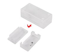 SUNGOOYUE Boîtier de Couvercle de Bol en Plastique Noir pour, Boîte Résistante aux Chocs, pour Les Amateurs D'électronique, Matériau (Transparent)