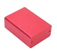 SUNGOOYUE Boîtier de Refroidissement en Aluminium, sablé brossé Rouge | Boîtier de circuit imprimé, coque détachable divisée, blindage EMI efficace, étui de projet d\'instrument, électronique de