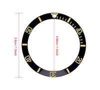 SUNGOOYUE Boucle de Montre en Céramique Exquise, Pièces de Rechange avec Une dureté élevée pour l'horloge, Une Conception D'éclairage pour Les Amoureux des Amoureux (Introduction)