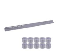 SUNGOOYUE Bracelet Reflétant avec Une Grande visibilité pour Différentes Parties, 10 Bracelets Réfléchis pour la sécurité (Silver)