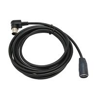 SUNGOOYUE Câble d'extension MIDI DIN à 90 Degrés, Interface Professionnelle à 5 Broches, Matériau PVC, Compatible avec les Synthétiseurs, Claviers, Boîtes à Rythmes, pour Studio et Performances en