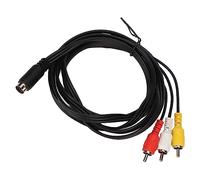 SUNGOOYUE Câble Mini DIN vers 3, Câble Vidéo Haute Définition de 5,9 Pieds, Construction en PVC, Noyau en Cuivre à Double Blindage, Connecteur Mâle 10 Broches