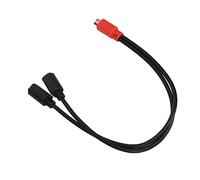 SUNGOOYUE Câble Répartiteur en Y MINI DIN 6 Broches, 0, Mâle vers 2 Femelles, PVC, Noyau en Cuivre à Double Blindage pour Contrôleurs MIDI et Claviers