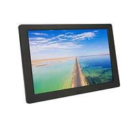 SUNGOOYUE Cadre Photo Numérique, Cadre Photo électronique HD 12,1 Pouces avec Télécommande, pour clé USB et Carte de Stockage, Haut-parleurs Intégrés, Prise en Charge de Plusieurs Formats (Prise UE)