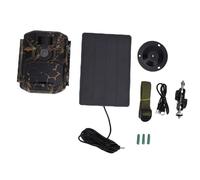 SUNGOOYUE Caméra Solaire Extérieure WiFi, Caméra de Suivi 8K 60 MP avec Batterie 7800 MAh et Charge Solaire, étanche IP66 pour la de la Faune et la sécurité Extérieure