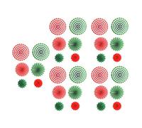 SUNGOOYUE Candy Fan Décorations Ensemble, 6-Pack 20cm 30cm 40cm