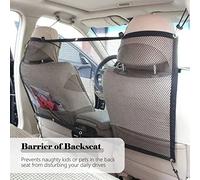SUNGOOYUE CARRIÈRE CAR PET, BARRIER DE VÉHICULE DE SÉCURITÉ, Voir à Travers le Net, Universel avec des Enfants et des Animaux DE Compagnie pour SUV. Pratique, Facile à Installer et Durable, 115 * 62cm