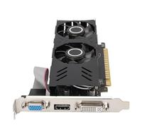 SUNGOOYUE Carte Graphique GT750 4 Go, 128 Bits PCI Express 3.0 X16 avec Interface D'affichage VGA DVI HD, pour Ordinateur de Bureau ATX ITX SFF