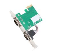 SUNGOOYUE Carte Série PCIE, 2 Ports RS232, PCI Express X1 avec Chipset AX99100, PCB de qualité Industrielle, Large compatibilité OS pour et, Température de Fonctionnement de -40 à 185 °F