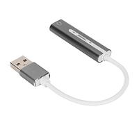 SUNGOOYUE Carte Son USB, Adaptateur Audio Externe Stéréo 7.1 avec Réduction du Bruit pour Les Systèmes Informatiques, Compatible avec la Plupart des écouteurs