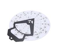 SUNGOOYUE Cercle of Fifths Wheel, 30 Cm de Diamètre de Diamètre Suspendu PVC Chord Wheel Melody Learning Tool With Chord Chart for Guitar Piano Ukulele (RMT-A10W (blanc))