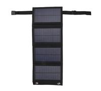 SUNGOOYUE Chargeur de Panneau Solaire Pliant 6W 5V, Banque D'énergie Solaire Extérieure Portable avec Circuit de Charge Efficace, pour Camping Randonnée Voyage