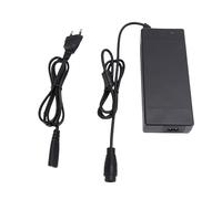 SUNGOOYUE Chargeur de Scooter 2A, Adaptateur d'alimentation pour Scooter électrique avec Voyant LED, Tension D'entrée CA Universelle Universelle, Fonctions de Protection Intégrées, pour