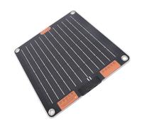 SUNGOOYUE Chargeur Solaire Portable, Panneau Solaire Double Face avec Double Type C et Sortie USB 5 V 2 A, Chargeur Ultra Fin en Silicium Monocristallin pour Voyage Camping Randonnée