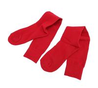 SUNGOOYUE Chaussettes D'escrime, Chaussettes Hautes de Protection en Coton avec Matériau Respirant Absorbant la Transpiration, Soutien du Genou renforcé pour Fleuret épée Sabre Hommes (S)
