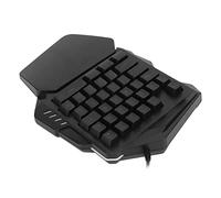 SUNGOOYUE Clavier de Jeu à Une Main, Rétroéclairage RVB, 35 Touches, Mini Clavier Mécanique Portable Ergonomique avec 5 Touches Multimédia, pour PC, Ordinateur Portable, Bureau, OS X,