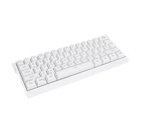 SUNGOOYUE Clavier Mécanique sans Fil, Rétroéclairage RVB Compact à 60% avec Anti-Image Fantôme, Retour Tactile Soyeux, Bluetooth 2,4 G Filaire pour la Saisie de Jeux PC Mac (White)