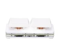 SUNGOOYUE Clavier OSU Programmable 2 Bouton RVB Case Mécanique Mécanique USB, Compact et Ordinateur Portable pour Le Bureau, Le Jeu et L'utilisation de la Musique (White)