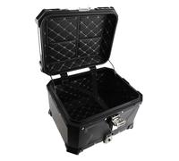 SUNGOOYUE Coffre Supérieur Arrière de Moto, Mallette de Rangement en Aluminium de 45 L pour L'Aventure, Conception à Dégagement Rapide, Bagages Sécurisés pour Les Déplacements Quotidiens ou Les