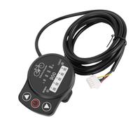 SUNGOOYUE Compteur D'affichage LED de Vélo électrique, ABS Multi Tension 24V 36V 36V 48V Panneau D'affichage LED Compatible avec Le Protocole OMD N ° 1 pour la Mise à Niveau du Panneau de