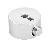 SUNGOOYUE Conception à Dégagement Rapide Installation Facile Cymbale de Batterie Capuchon à Dégagement Rapide Fixation Antidérapante Jeu Stable, Construction en Aluminium Léger, Mise à Niveau (SILVER)