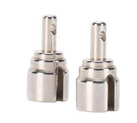 SUNGOOYUE Coupelles D'essieu de Roue Avant RC Fabriquées avec Précision en Acier Inoxydable pour Voiture RC HAIBOXING 3101A, Ensemble de Coupelles D'essieu 2 Pièces pour Une Meilleure Distribution