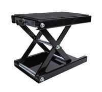 SUNGOOYUE Course à Ciseaux de Levage de Motos, 1100 Lbs Pliants en Acier Lourd 80-370 Mm Stand de Talte de Palan avec Coussin en Caoutchouc pour Vélos VTT