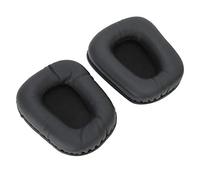 SUNGOOYUE Coussinets d'oreille de Remplacement pour Electra, Oreillettes Noires en Mousse à Mémoire de Forme et Cuir protéiné, Accessoires pour écouteurs de Jeu, Paquet de 2