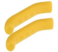 SUNGOOYUE Couvercle de Poignée de Frein de Vélo, Manchon en Silicone avec Conception Coulissante pour Vélo de Route et de Montagne, Protecteur Imperméable et Antidérapant (YELLOW)