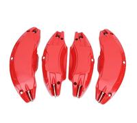 SUNGOOYUE Couvertures D'étrier, 19 Pouces 20po Roues Moyeu étrier de Frein Couvre, en Alliage D'aluminium Résistant à la Chaleur Avant Arrière AWD Modèle de Remplacement avec Accessoires (Rouge)