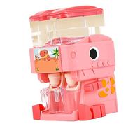 SUNGOOYUE Dinosaures Dispentier Toys Jouets Simulation Fondation pour Bien Boire Un Puits, Léger et Flexible (Pink)
