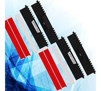SUNGOOYUE Dissipateur Thermique de Mémoire RAM DDR en Aluminium, Kit de Refroidissement de 2 Paquets avec Coussinets Thermiques, Compatible avec la Mémoire de Bureau et de Serveur DDR DDR2 DDR3 DDR4