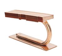 SUNGOOYUE Dissipateur Thermique M.2 2280 SSD, Radiateur Caloduc en Cuivre Rouge avec Film de Dissipation Thermique, Sangles de Refroidissement, élastiques pour Jeux, Création de Contenu