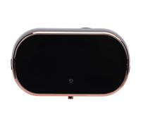 SUNGOOYUE Distributeur Automatique de Savon à Induction, Technologie de Moteur Moderne, 3 Modes Réglables pour Un Usage Domestique, Installation Facile, adapté au Lavabo de Salle de Bain (Black)