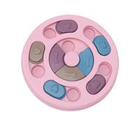 SUNGOOYUE Dog Slow Feeder Toy, 9.53in Sliding Puzzle Disc (Box Packing) | Enrichissement canin interactif, Obstacle rotatif à 360 °, PP résistant aux morsures, base antidérapante, jeu silencieux au