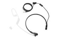 SUNGOOYUE Écouteur Micro Gorge 3,5 Mm, Microphone Vibrant Sensible avec Tube Sonore Transparent pour Smartphone