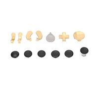 SUNGOOYUE Elite Gaming Joystick Mod Kit pour One Elite Series 2, Métal doré et Silicone, 6 Bâtons Remplaçables, 4 Palettes, 2 D-Pads avec Outils et Sac de Rangement