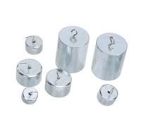 SUNGOOYUE Ensemble de Poids à Crochet de Haute Précision, Poids de Laboratoire Chromés pour des Résultats de Recherche Fiables, Adaptés aux Enquêtes en Laboratoire et en école