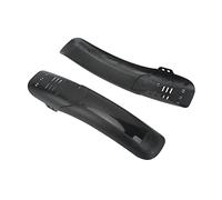 SUNGOOYUE Ensemble des Ailes de Vélo de Montagne, 2pcs Universal Amelaid Plastic Resin Bike Mud Gardes avec 12 Attaches de Câble pour la Conduite en Plein Air
