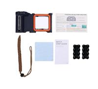 SUNGOOYUE Étui de Plongée, étui de Téléphone étanche IP68 avec Contrôleur BT Détachable pour la Photographie sous-Marine, jusqu'à 15 M de Profondeur, 1 Heure de Plongée, Convient aux (Bleu + Orange)